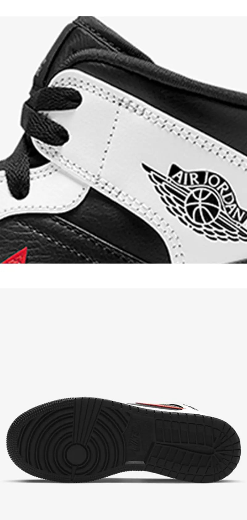 Original Nike AIR JORDAN 1 Herren-Basketballschuhe Mid-Top mit Dämpfung 554724-075