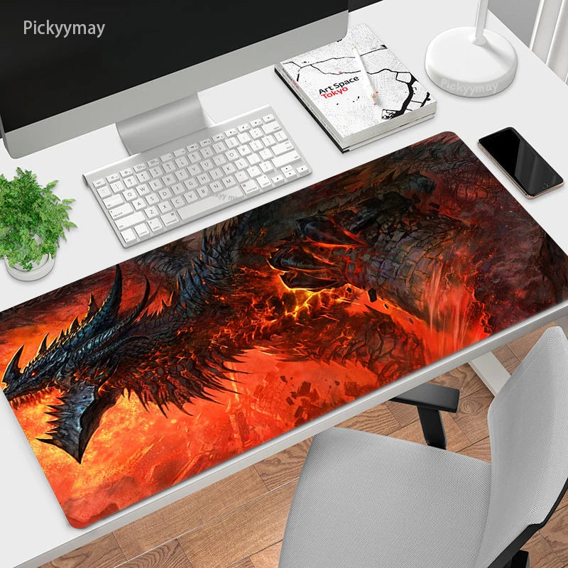 World Of Warcraft Mouse Pad Computer Laptop Mouse Mat Large Mousepad Keyboards Table Carpet Gaming Desk Play Mats Locking Edge
