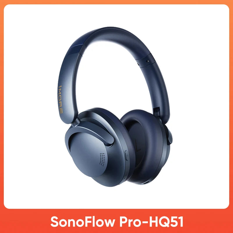 1MORE SonoFlow Pro Wireless Headphone 100H Playtime flash-sale Bluetooth Active Noise Cancelling Hi-Res Audio Clear Call