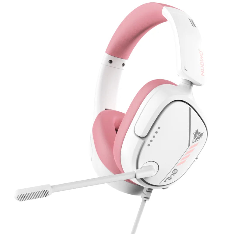 NUBWO HG04L Gaming Headset for PS5/PS4, Xbox Series X|S/Xbox One, Switch Clear Unidirectional Mic 3.5mm Jack Headphone for Gaming