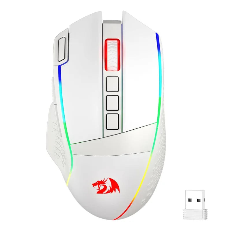 Mysz gamingowa Redragon M991 Wireless 26000 DPI, 3 tryby, 9 przycisków makro, podświetlenie RGB, czarna