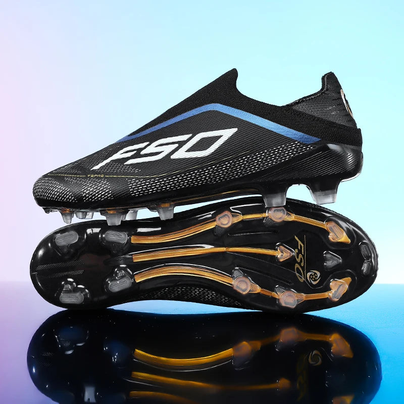New Men Soccer Shoes Match Football Boots Non-Slip Boys High-quality Outdoor Sneakers Grass Cleats Hot-selling High-top Light