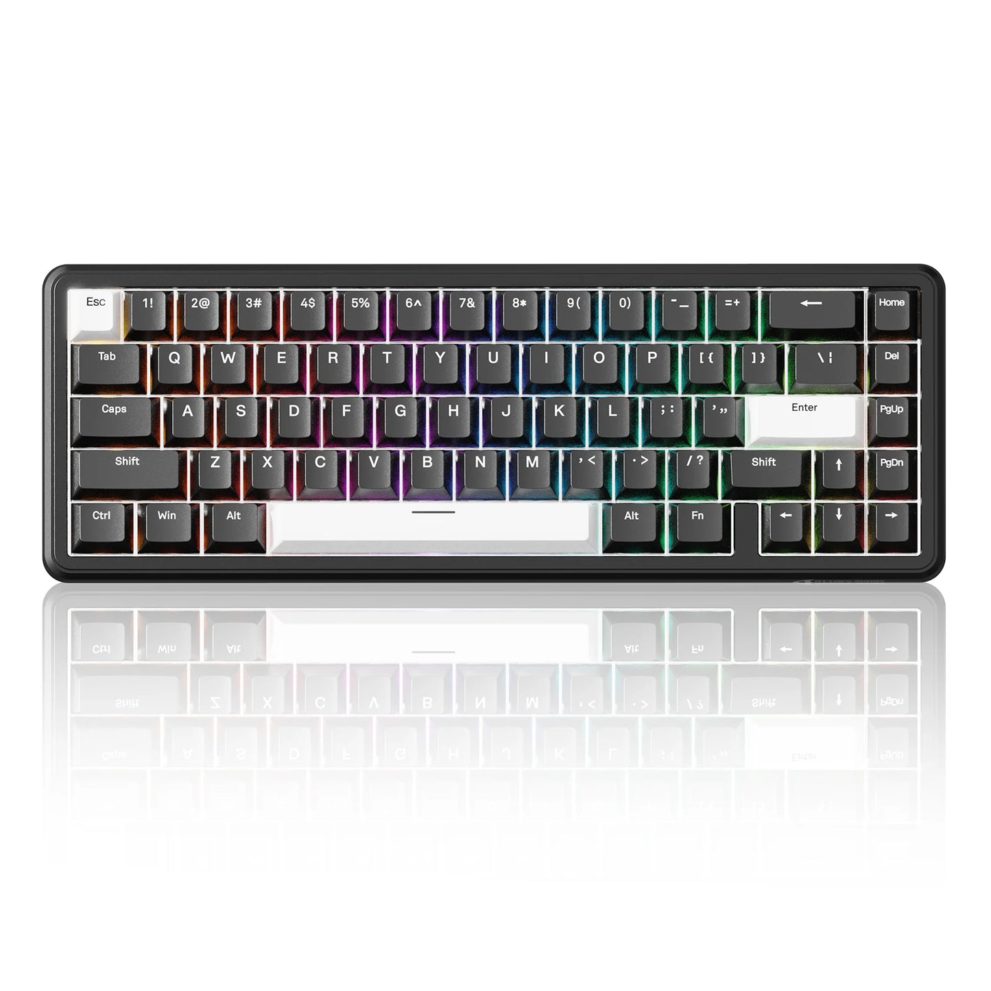 ATTACK SHARK X65 HE Magnetic Switch Rapid Trigger Keyboard, 65% Wired Gaming Keyboard with 8000 Hz Polling Rate