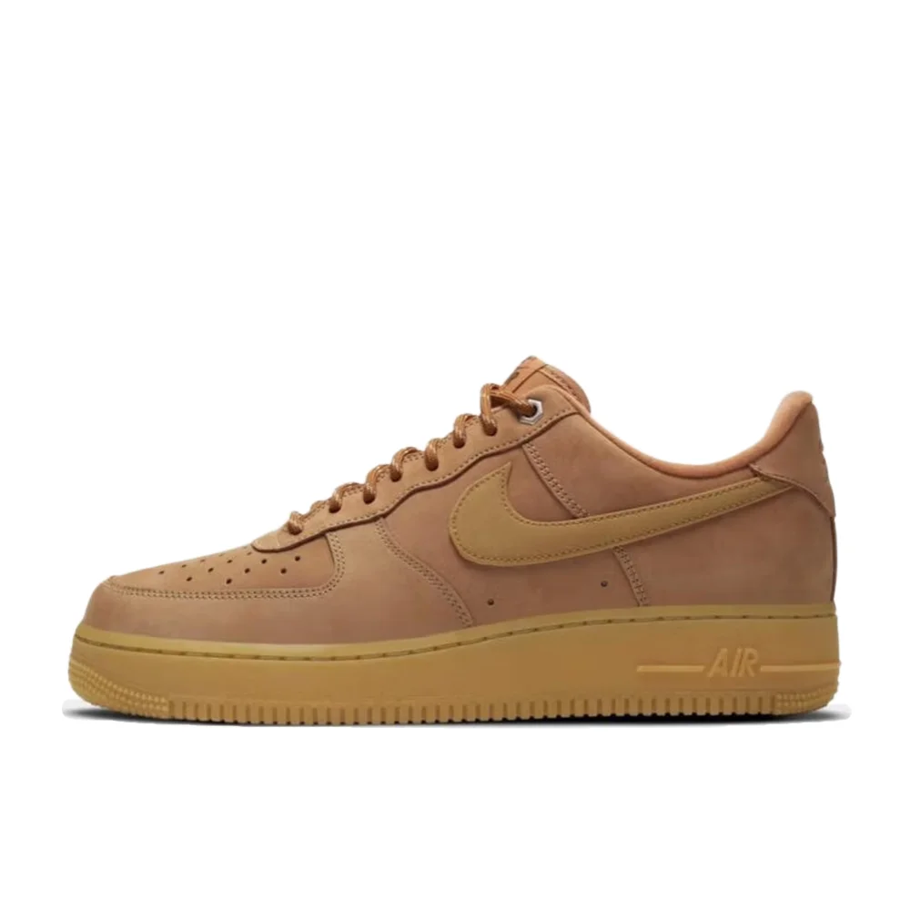 Nike Supreme Air Force 1 “Box Label” Comfortable Low-Top Sneakers Unisex White CU9225-100