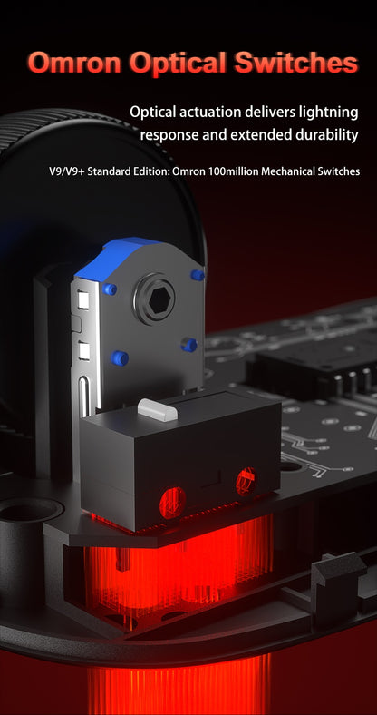 Aula V9 Ultra trådløs e-sports gamingmus Double 8k 3mode PAW 3950 8k 55g let ergonomisk mus tilpasset PC-tilbehør