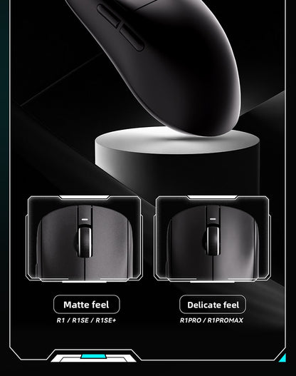 Mouse wireless ergonomico leggero VXE Dragonfly R1 con sensore PAW3395, mouse da gaming tri-mode a bassa latenza per PC, giocatori, ufficio e regalo