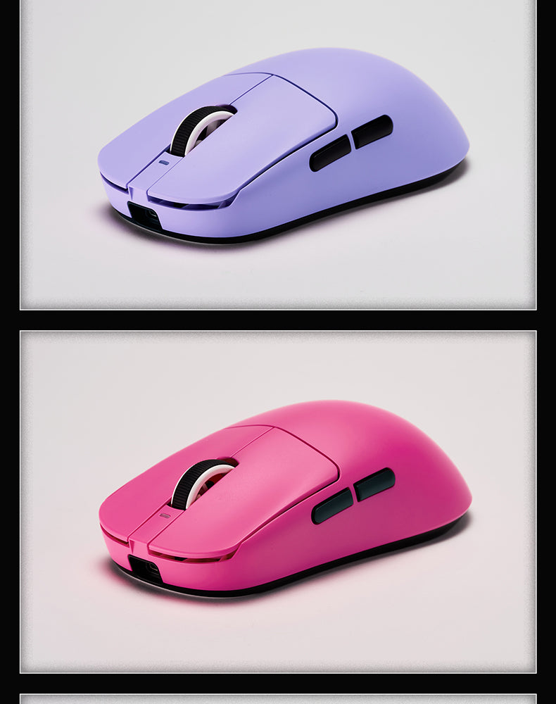 Mouse wireless ergonomico leggero VXE Dragonfly R1 con sensore PAW3395, mouse da gaming tri-mode a bassa latenza per PC, giocatori, ufficio e regalo