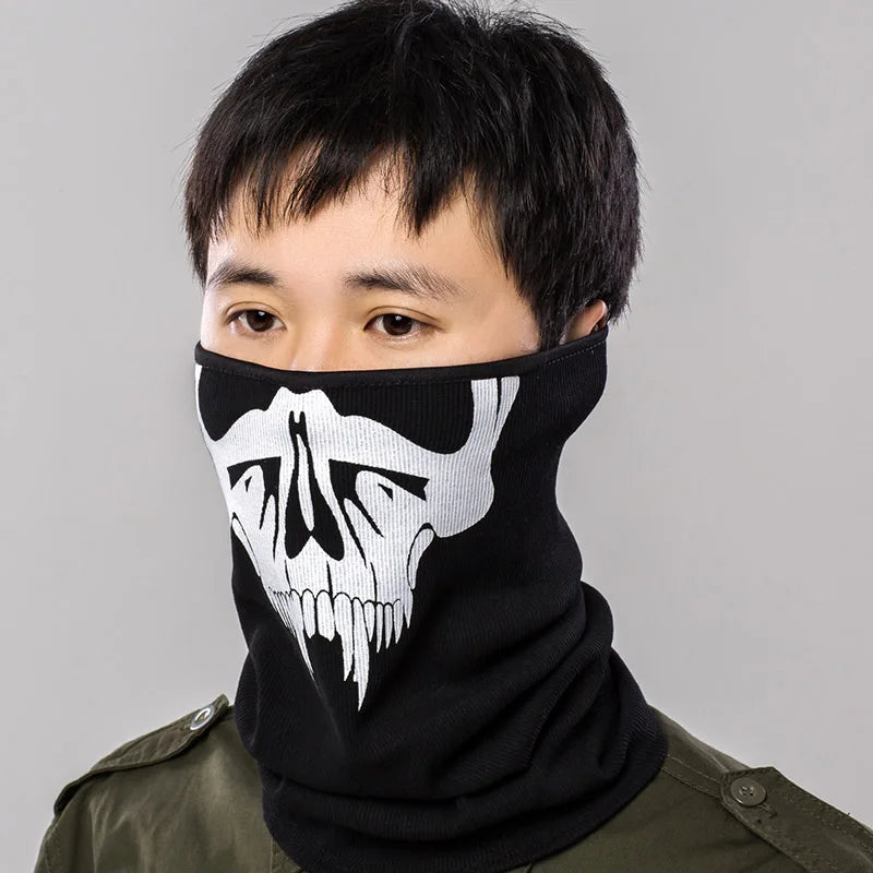Unisex Ghost Print Skull Motorcycle Face Mask War Game Call Of Duty MWII 2022 COD Ghost Simon Riley Balaclava Mask For Adult
