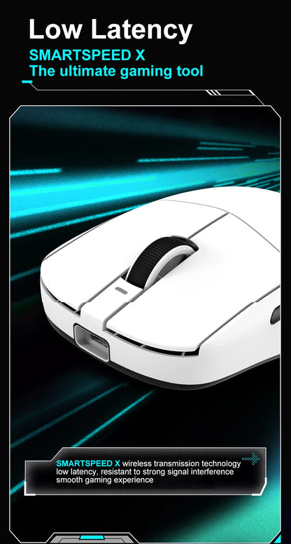 Bezdrátová herní myš ATK VXE Dragonfly R1 Pro MAX PAW3395 R1 SE Plus, přizpůsobitelná esports FPS myš, dobíjecí a lehká
