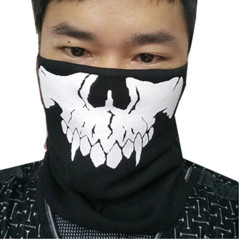 Unisex Ghost Print Skull Motorcycle Face Mask War Game Call Of Duty MWII 2022 COD Ghost Simon Riley Balaclava Mask For Adult