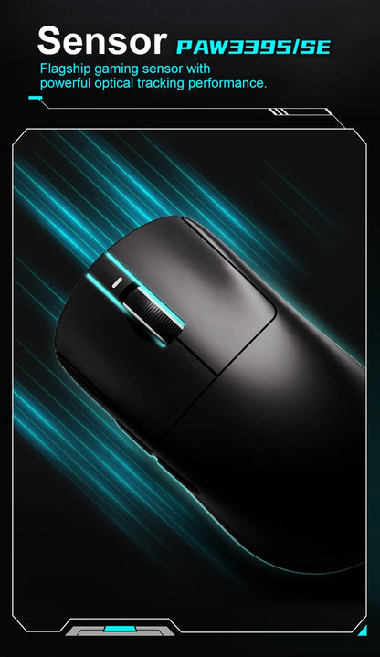 Bezdrátová herní myš ATK VXE Dragonfly R1 Pro MAX PAW3395 R1 SE Plus, přizpůsobitelná esports FPS myš, dobíjecí a lehká
