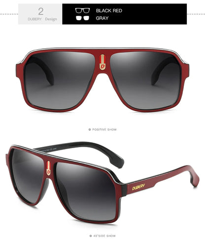 DUBERY márkájú polarizált napszemüveg férfiaknak, vezetési napszemüveg, retro férfi napszemüveg, nyári tükörszemüveg, Oculos UV400 103