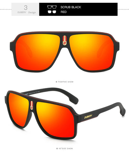 DUBERY márkájú polarizált napszemüveg férfiaknak, vezetési napszemüveg, retro férfi napszemüveg, nyári tükörszemüveg, Oculos UV400 103