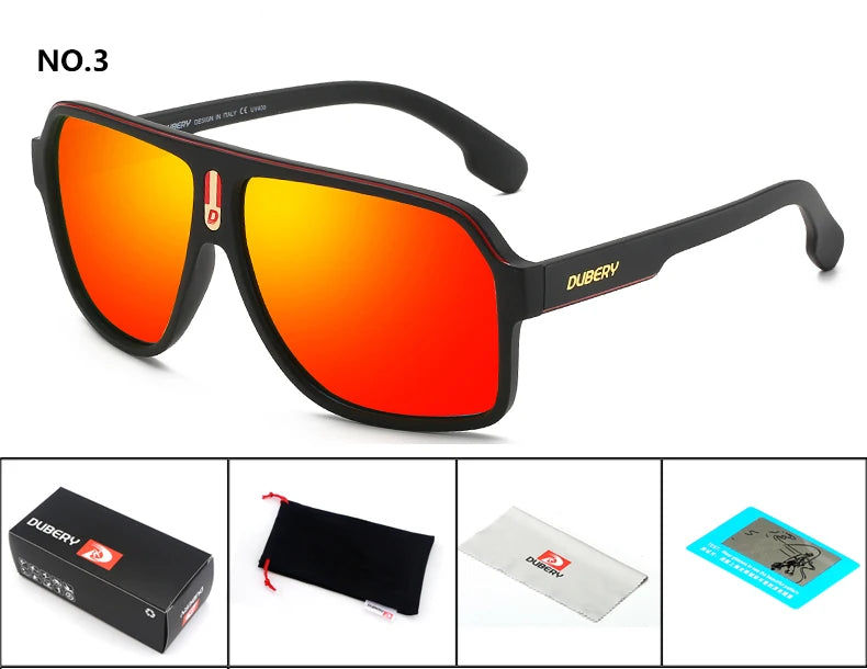 DUBERY márkájú polarizált napszemüveg férfiaknak, vezetési napszemüveg, retro férfi napszemüveg, nyári tükörszemüveg, Oculos UV400 103