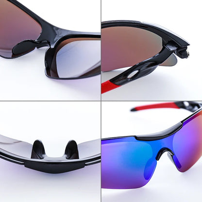 UV400 szabadtéri sportos kerékpáros napszemüveg, szélálló hegyikerékpáros szemüveg férfiaknak és nőknek, túrázáshoz és futáshoz