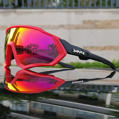 2025 Polarized Sport 5 Lens Cycling Glasses Bike Mtb Sunglasses Men Women Fishing Running Goggles Fashion Safety Bicycle Eyewear