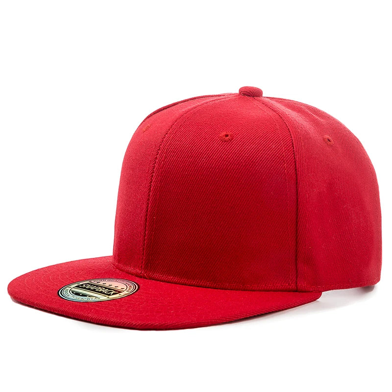 Hot Sale Cap Plain Snapback Hat High Quality Adult Hip Hop Baseball Cap Men Women Outdoor Leisure Baseball Hat