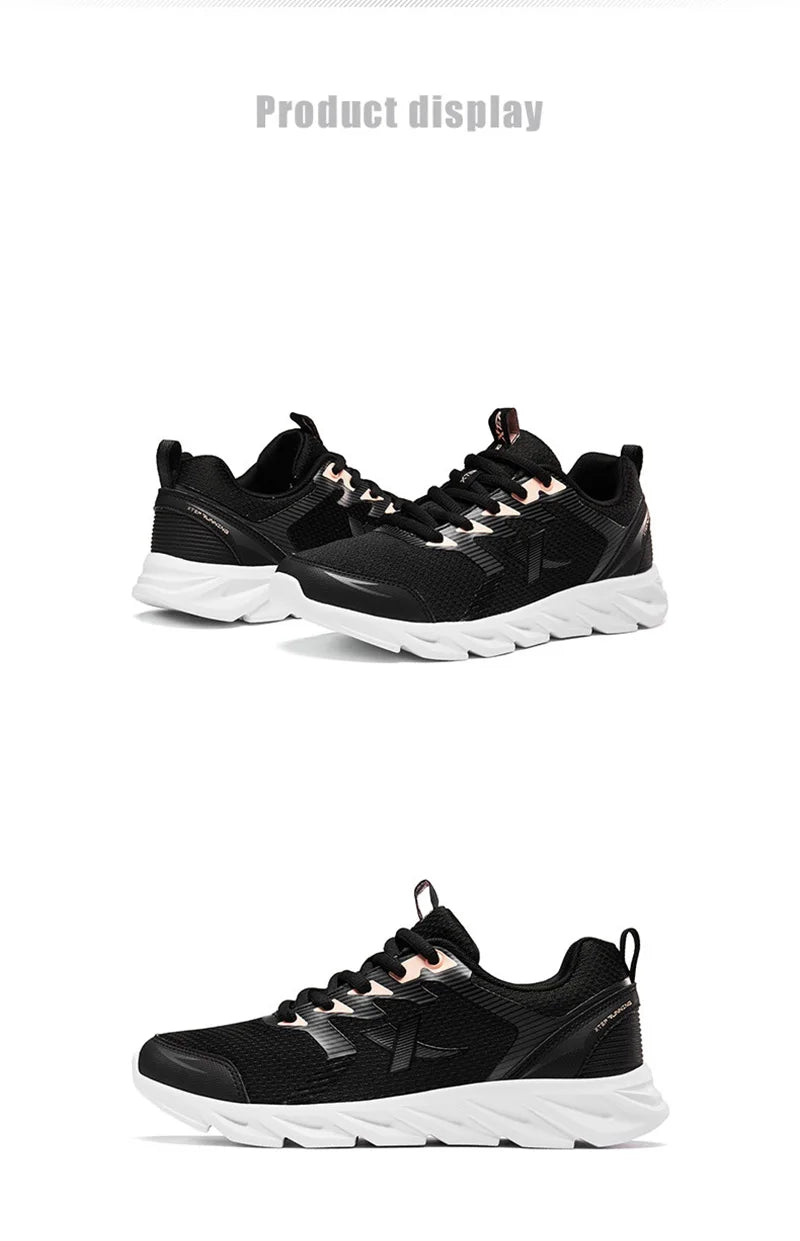 Xtep Women's Running Shoes New Fashion Lightweight Sneakers for Women Breathable Cushioning Sports Shoes Female 879318110073