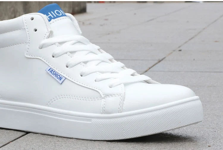 Men's Casual Skateboarding High Top Sneakers Sport Tennis Shoes Breathable Walking Street Shoes Men's Sneakers