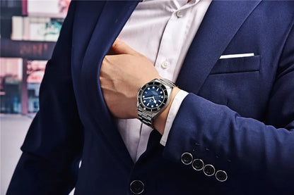 2026 New PAGANI DESIGN BB58 Luxury Automatic Mechanical Men Watch Sapphire Japan Movt Watch 316L All Steel Waterproof Man Watch
