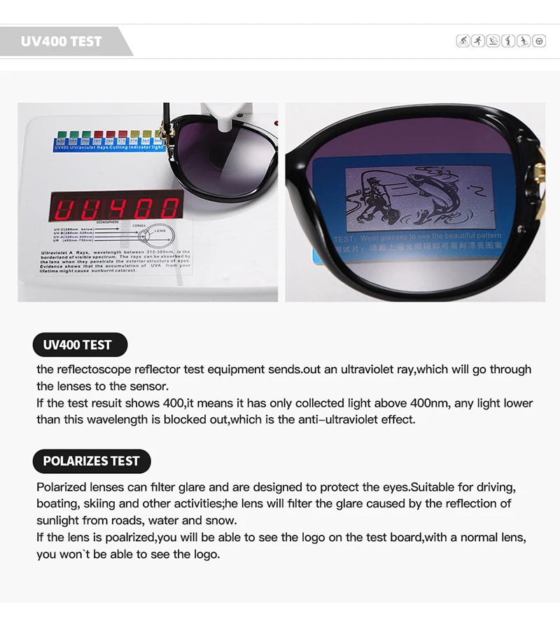 Luxus női polarizált napszemüveg – Legújabb női UV400 védelemmel ellátott, kristályos, nőies, menő napszemüveg, gyémántos, vintage stílusú Gafas