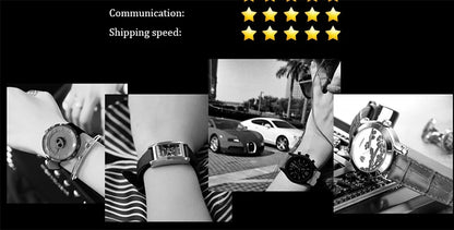 Specht&Sohne Men's Watch Luxury Brand Waterproof Stainless Steel Leather Japan VK Multifunctional Quartz Watch Religio Masculino