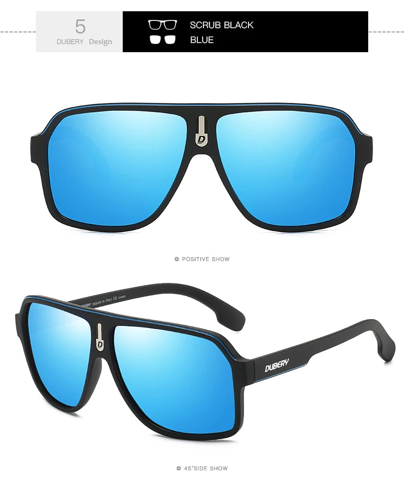 DUBERY márkájú polarizált napszemüveg férfiaknak, vezetési napszemüveg, retro férfi napszemüveg, nyári tükörszemüveg, Oculos UV400 103
