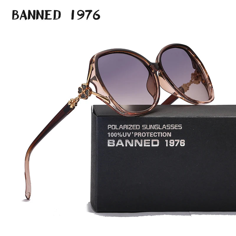 Luxus női polarizált napszemüveg – Legújabb női UV400 védelemmel ellátott, kristályos, nőies, menő napszemüveg, gyémántos, vintage stílusú Gafas