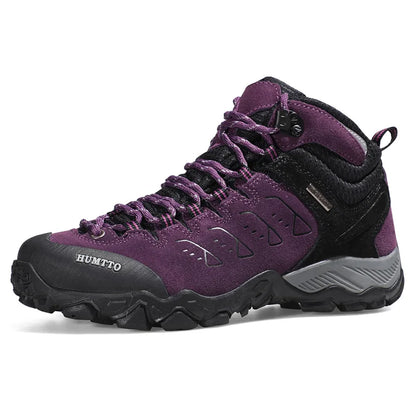 HUMTTO New Hiking Shoes Men's Waterproof Outdoor Sneakers for Men Leather Women Walking Climbing Trekking Sport Man Boots Woman