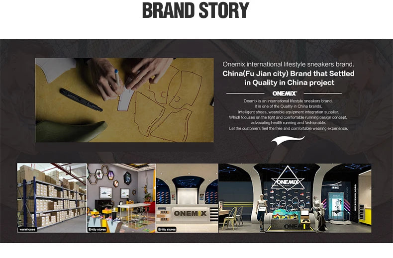 ONEMIX Waterproof Running Shoes for Men Breathable Light Women Training Walking Sneakers Outdoor Trekking Slip-on Sports Shoes