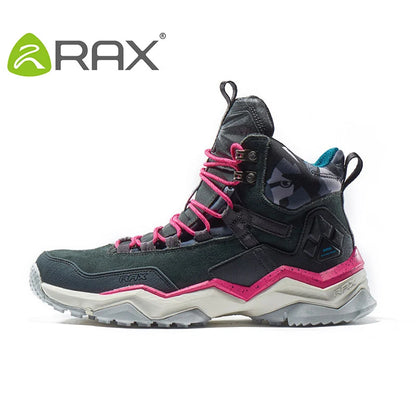 RAX Ghete de drumeție pentru femei, impermeabile, încălțăminte de trekking ușoară, bocanci de alpinism, antiderapante, pentru sporturi în aer liber și turism