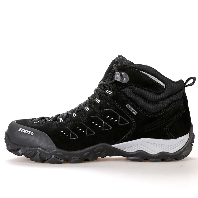 HUMTTO New Hiking Shoes Men's Waterproof Outdoor Sneakers for Men Leather Women Walking Climbing Trekking Sport Man Boots Woman