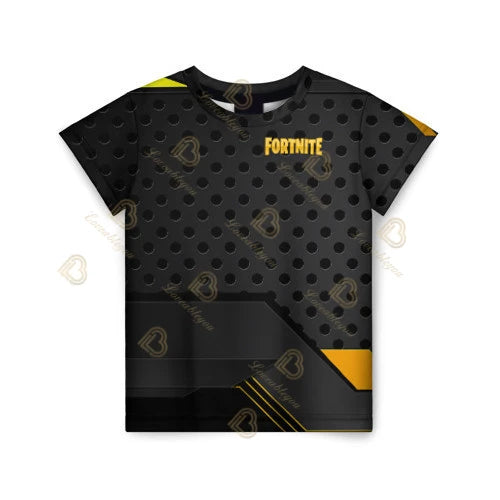 Лятна модна детска тениска с Fortnite талисман и 3D принт, ежедневна T-shirt за момчета и момичета, унисекс детско облекло, горнище