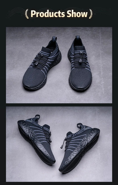 ONEMIX Waterproof Running Shoes for Men Breathable Light Women Training Walking Sneakers Outdoor Trekking Slip-on Sports Shoes