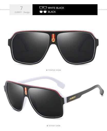 DUBERY márkájú polarizált napszemüveg férfiaknak, vezetési napszemüveg, retro férfi napszemüveg, nyári tükörszemüveg, Oculos UV400 103