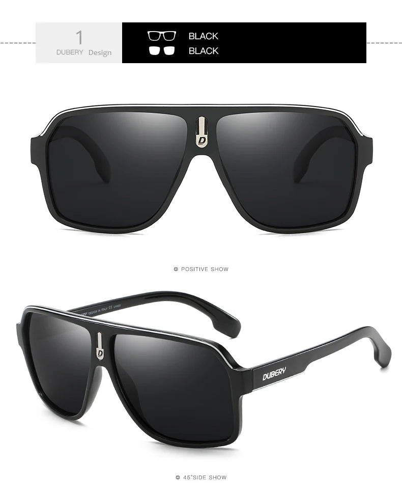 DUBERY márkájú polarizált napszemüveg férfiaknak, vezetési napszemüveg, retro férfi napszemüveg, nyári tükörszemüveg, Oculos UV400 103