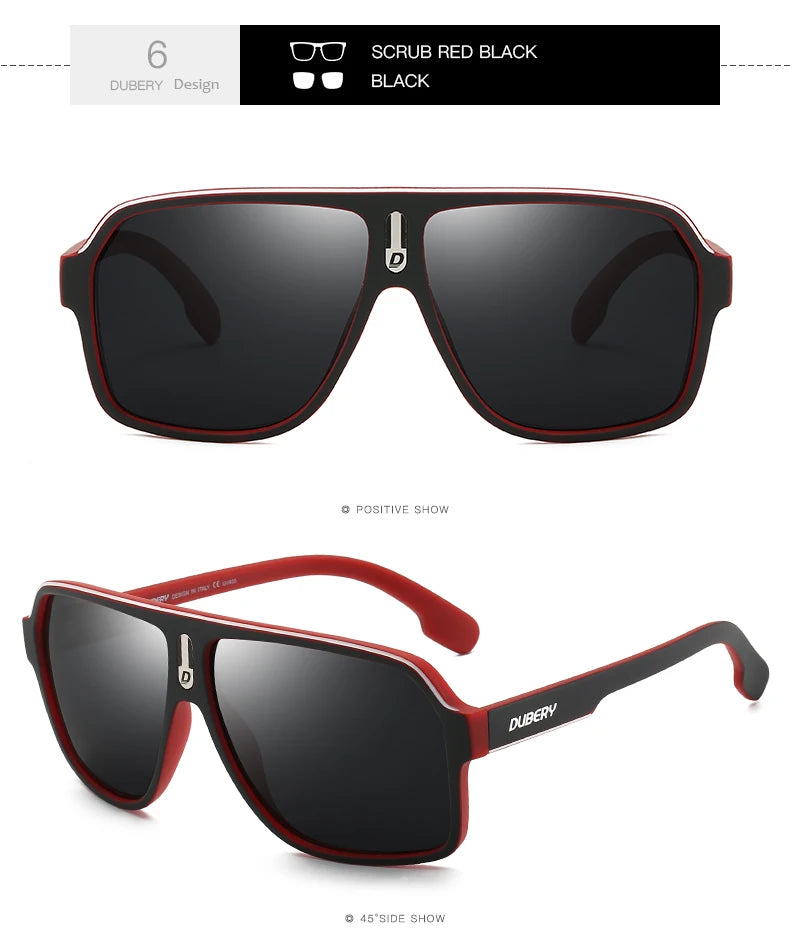 DUBERY márkájú polarizált napszemüveg férfiaknak, vezetési napszemüveg, retro férfi napszemüveg, nyári tükörszemüveg, Oculos UV400 103