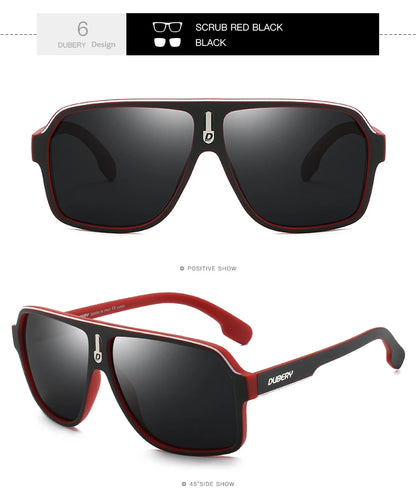DUBERY márkájú polarizált napszemüveg férfiaknak, vezetési napszemüveg, retro férfi napszemüveg, nyári tükörszemüveg, Oculos UV400 103