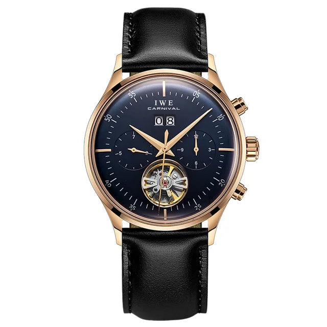 CARNIVAL Mechanical Dress Watches for Men Brands Luxury Sapphire Automatic Wristwatches Men's Waterproof 2025 Men's Watch