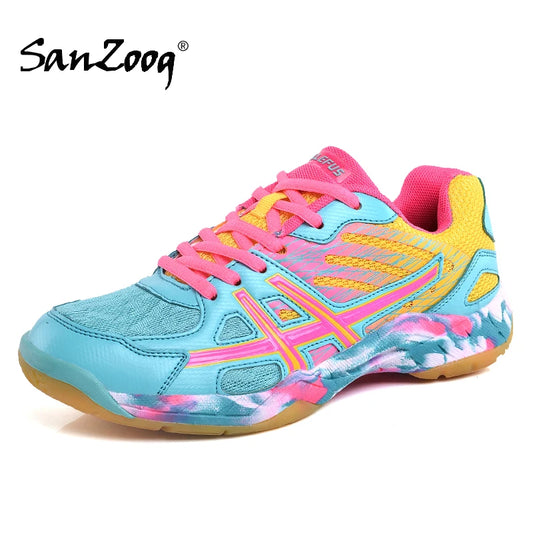 Women Men Kids Badminton Shoes Table Tennis Volleyball Sneakers Training Tennis Sports Handball Athletics Non-Slip