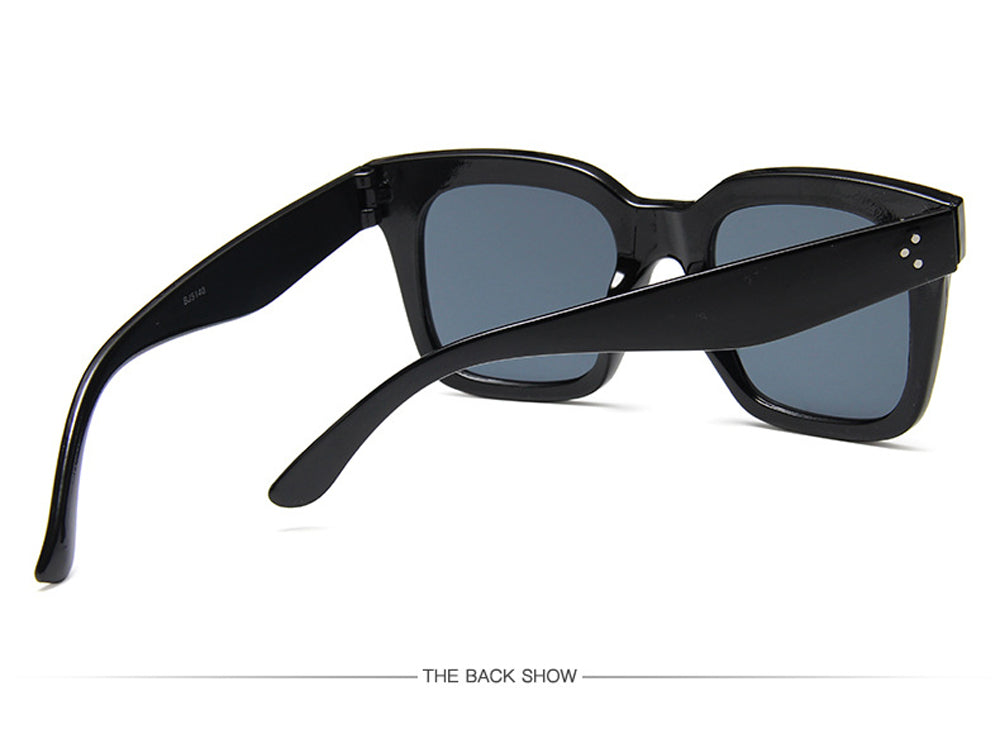 Női napszemüveg, lapos felső keret, Lunette Femme, női luxusmárkás napszemüveg, női szegecses napszemüveg, UV400