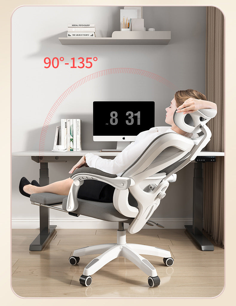 UVR Ergonomic Gaming Computer Chair Breathable Mesh Office Chair with Adjustable Armrest, Swivel Executive Desk Chair for Home Office & Work