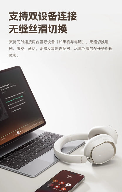 Cuffie over-ear wireless Bluetooth ANC FiiO EH13 – Headset gaming HiFi LDAC con cancellazione del rumore, bassi profondi e lunga autonomia della batteria
