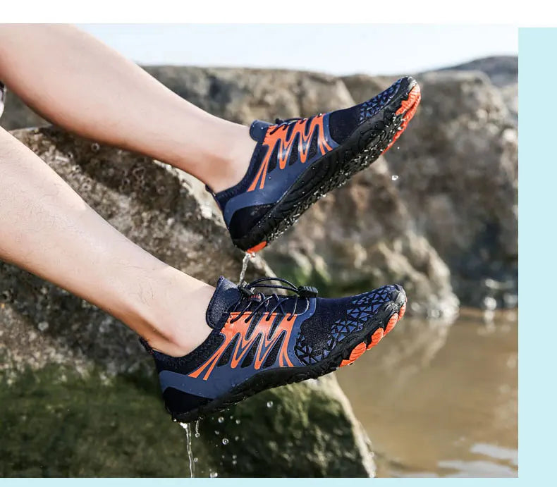 EOCENE Sapatilhas aquáticas barefoot para homem e mulher, de secagem rápida, para desportos ao ar livre, praia, natação, fitness, caminhada na água, caminhadas e ciclismo