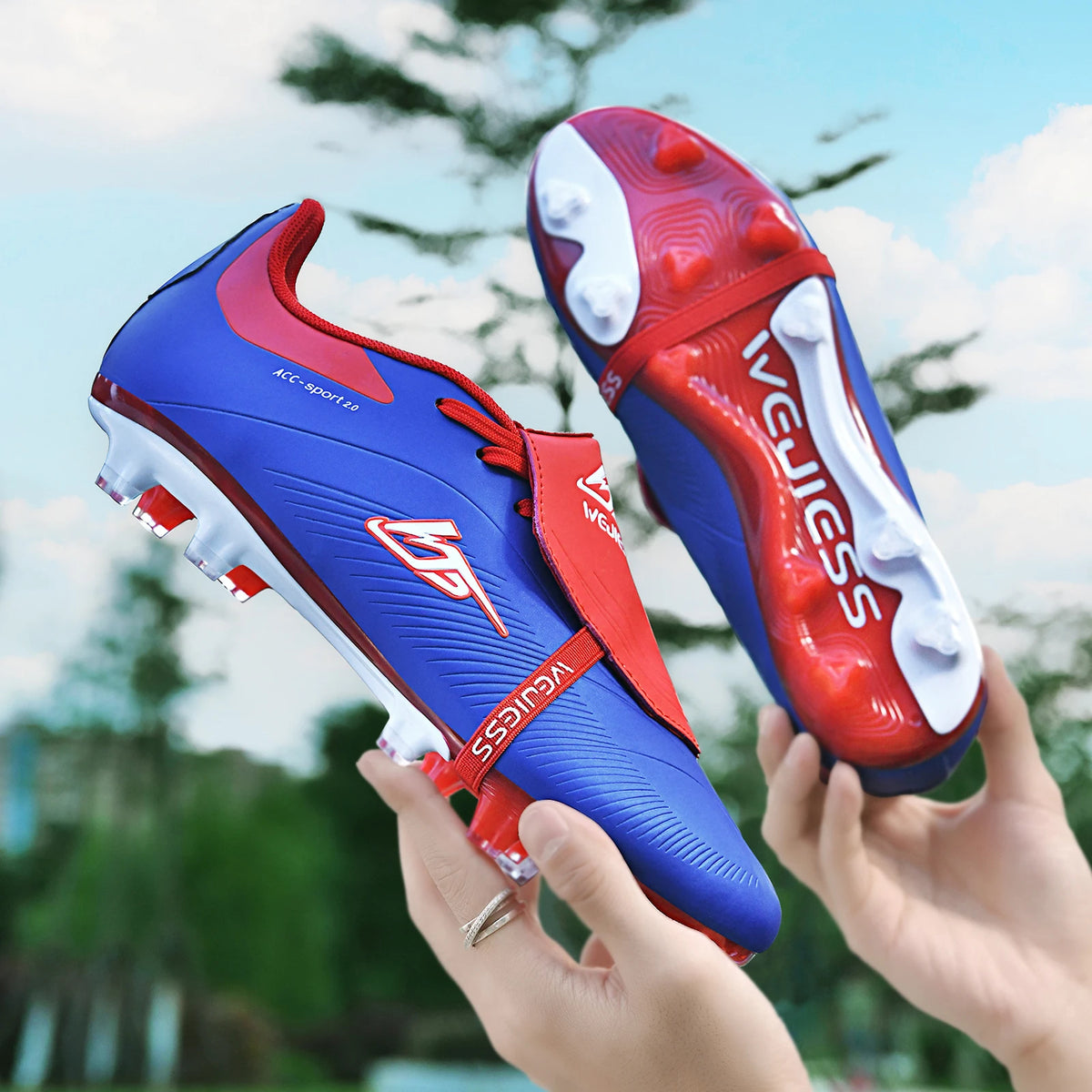 Nouvelles chaussures de football pour hommes, chaussures de soccer de haute qualité, crampons, chaussures unisexes pour femmes, vente flash, chaussures de futsal professionnelles, baskets TF/FG ultralégères