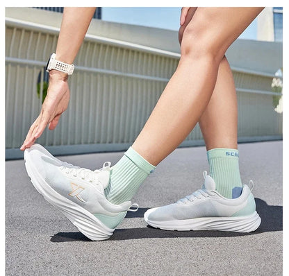 Xtep Women's Running Shoes 2025 Summer New Durability Lightweight Casual Shock-absorbing Breathable Mesh Sneakers 875418110054