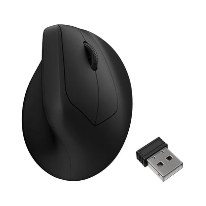 Ratón ergonómico inalámbrico Keychron M5 óptico con tasa de sondeo 8K, 2.4GHz y Bluetooth, Type-C, sensor 3950