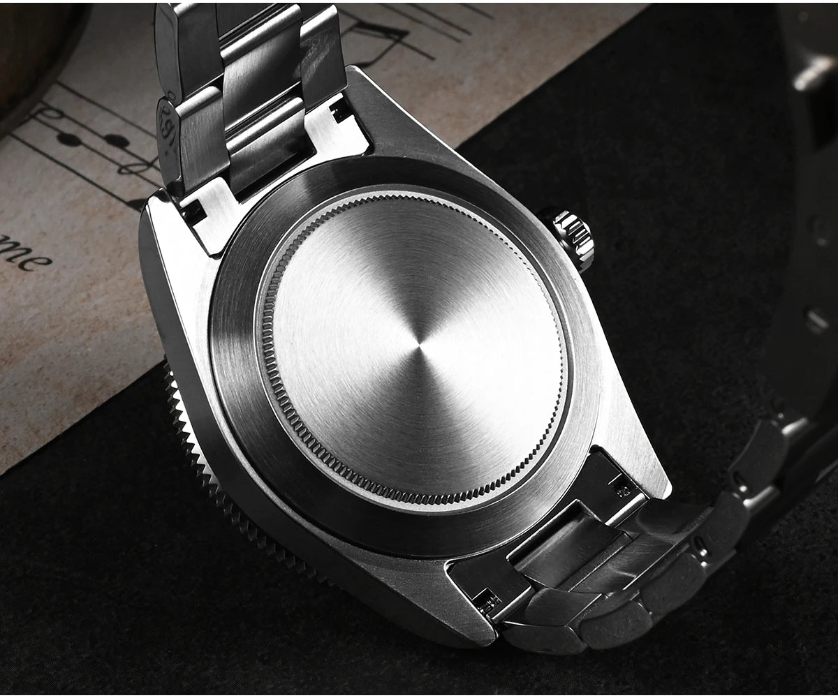 San Martin Root Beer Classic Vintage Luxury Men's Watch 39mm NH34 GMT Automatic Mechanical Watch Sapphire Waterproof 100m SN0109