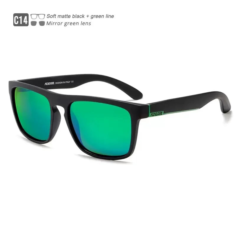 Outdoor Sport Square Myopia Lens Prescription Sunglasses Men Polarized Driving Anti-Glare Myopes Lunettes 0 -0.5 -0.75 Hoz -6.0