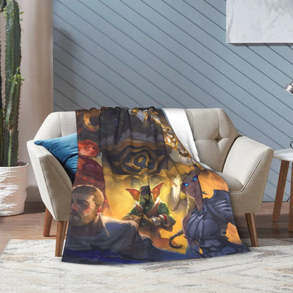WOW World of Warcraft Flannel Blankets Winter  Soft Warm Throw Blanket for Children Outdoor Novelty Bedspread Sofa Bed Cover